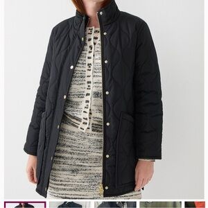 JCrew signature quilted puffer Jacket